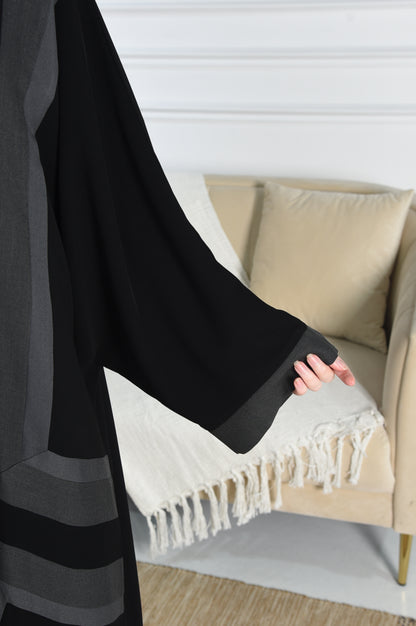 Black besht with grading gray pattern